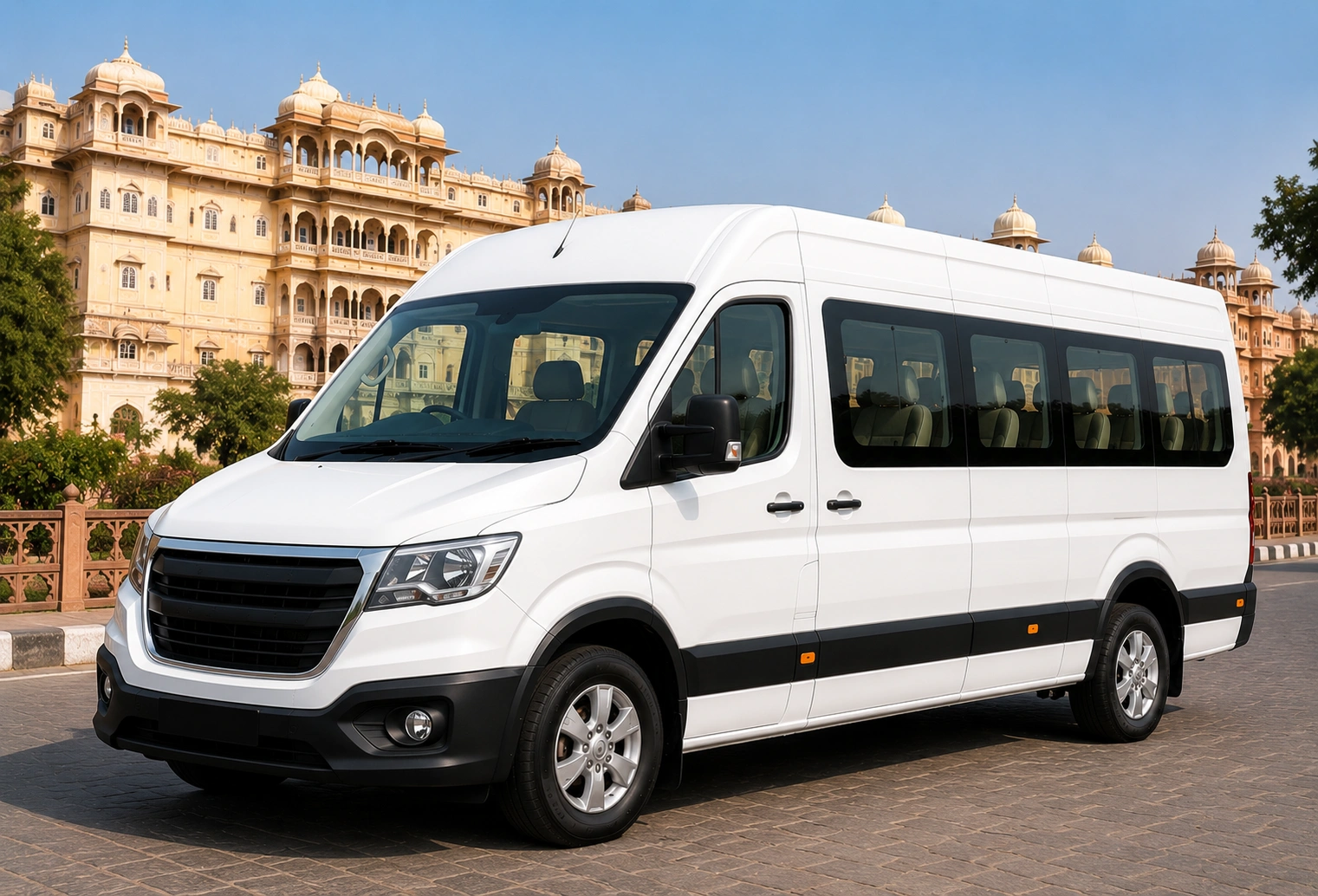 17 Seater Force Urbania rental Jaipur