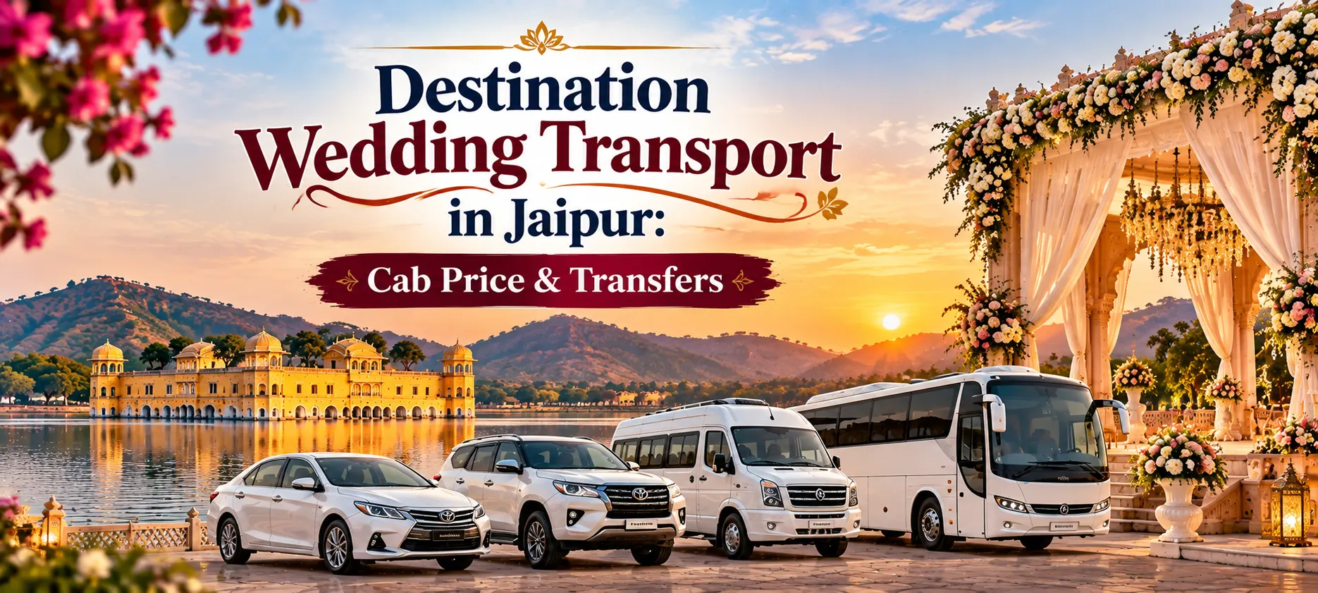 Destination Wedding Transport in Jaipur
