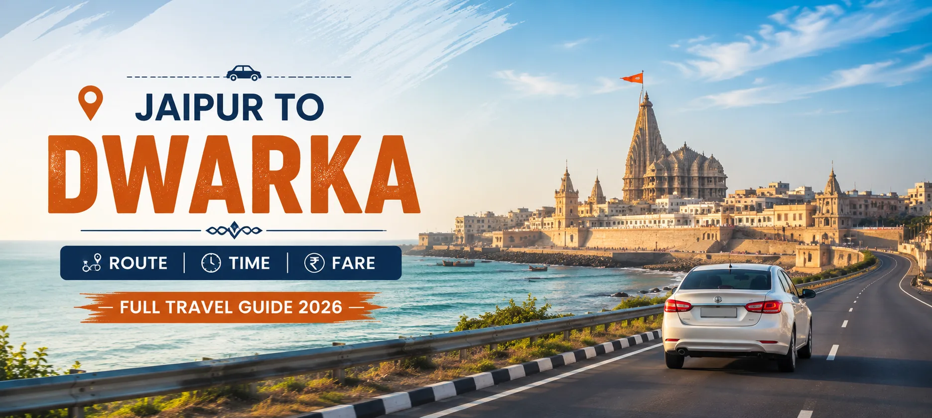 Jaipur to Dwarka Distance