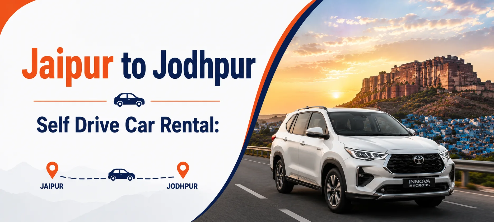 Jaipur to Jodhpur Self Drive Car Rental
