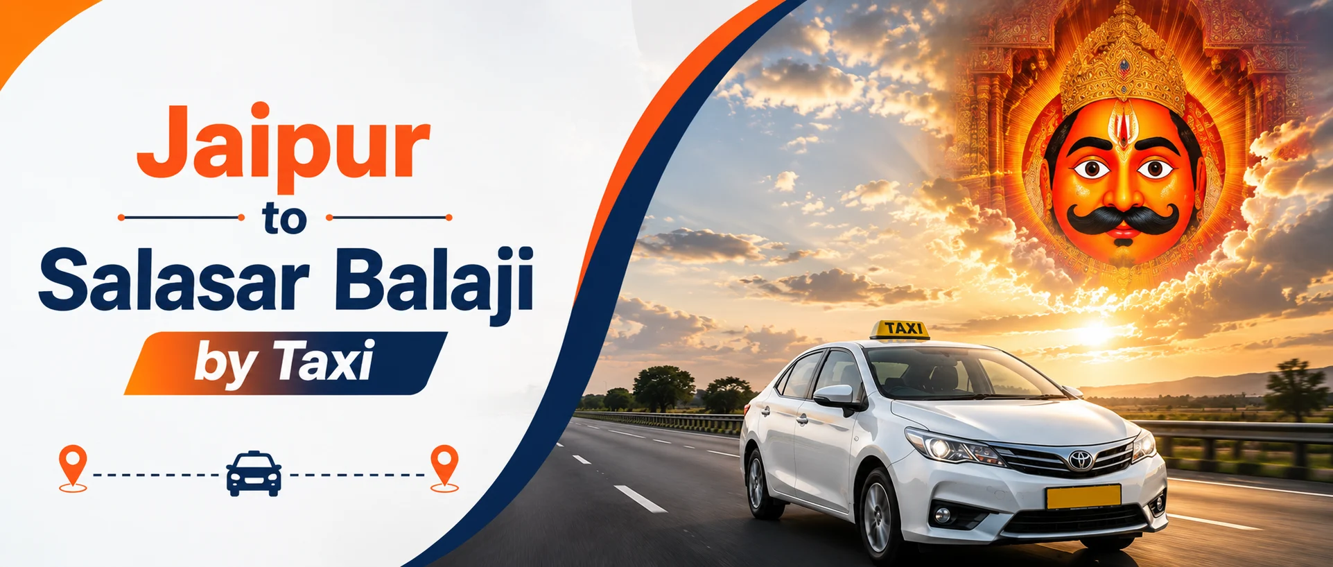 Jaipur to Salasar Balaji by Taxi