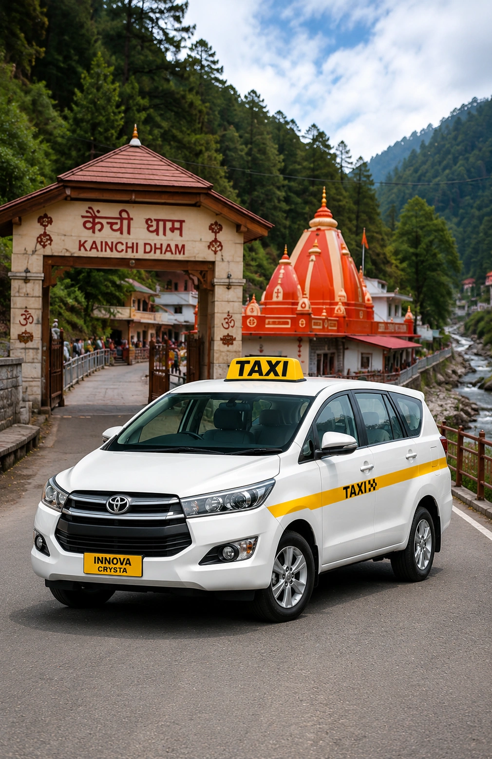 Jaipur to Kainchi Dham cab Innova Crysta