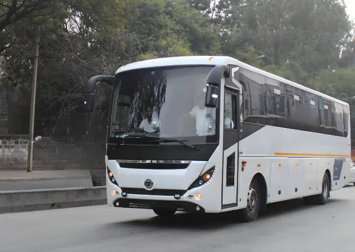 MG Glider Bus Rental Jaipur