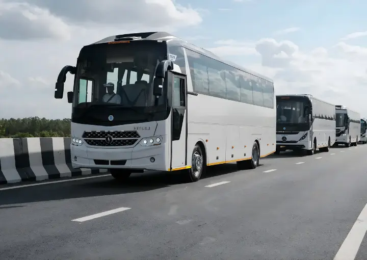 MG Glider Bus Rental Jaipur