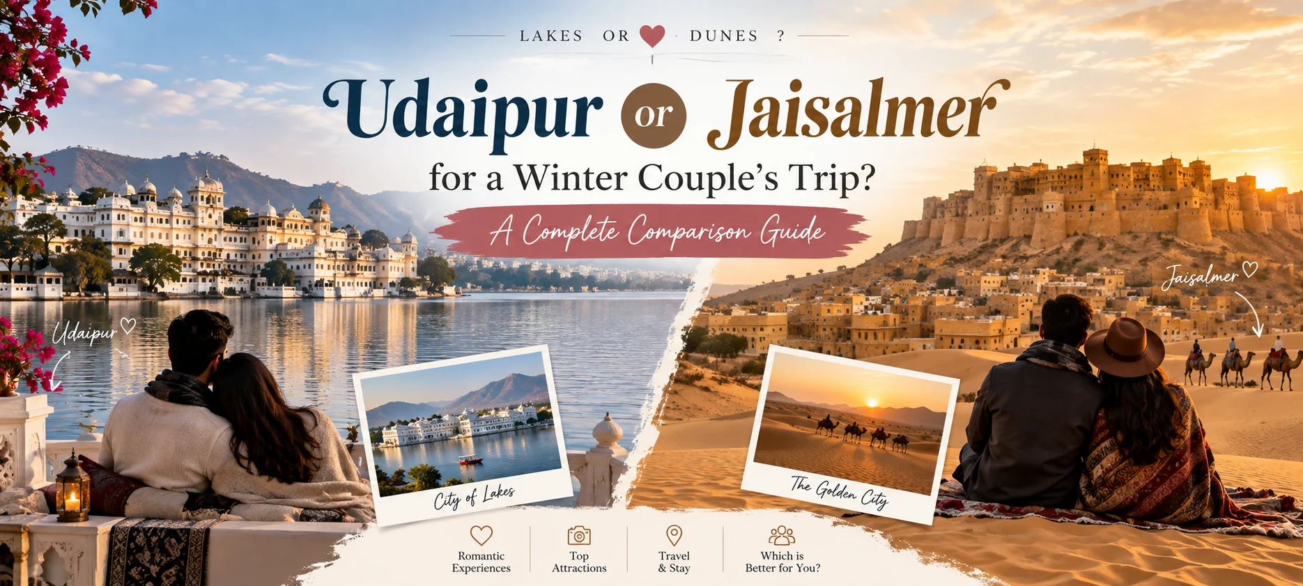 Udaipur or Jaisalmer for a Winter Couple's Trip